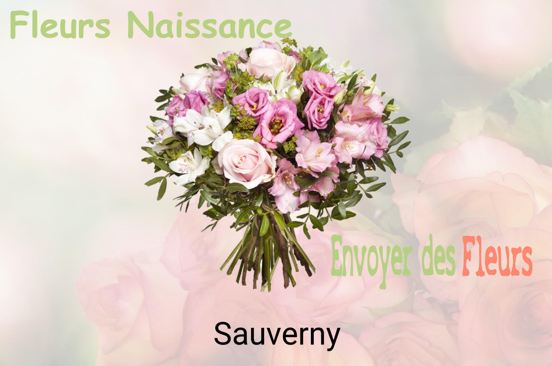 Bouquet de fleurs de naissance livré à Sauverny